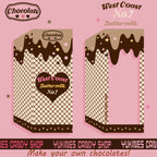 Kawaii Lolita Chocolate Color Cotton Socks - image 53