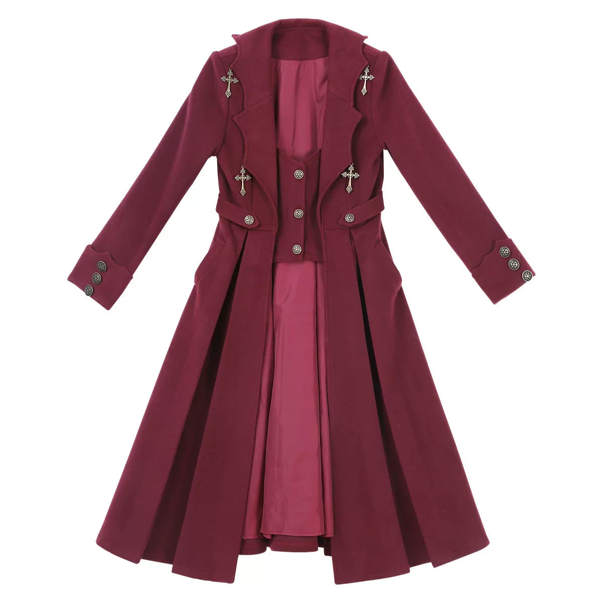The Legend of Dracula - Gothic Ouji Lolita Winter Coat Set - image 21