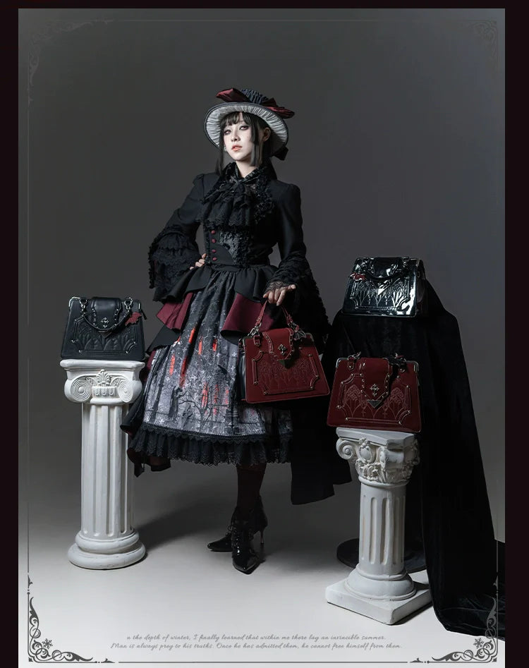 The Sanguivorous Clan 2.0 - Gothic Lolita Handbag & Jabot - image 6