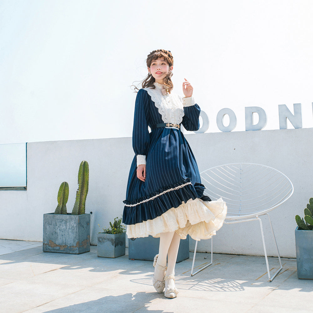 Rose Silhouette - Vintage Classic Lolita OP - image 4