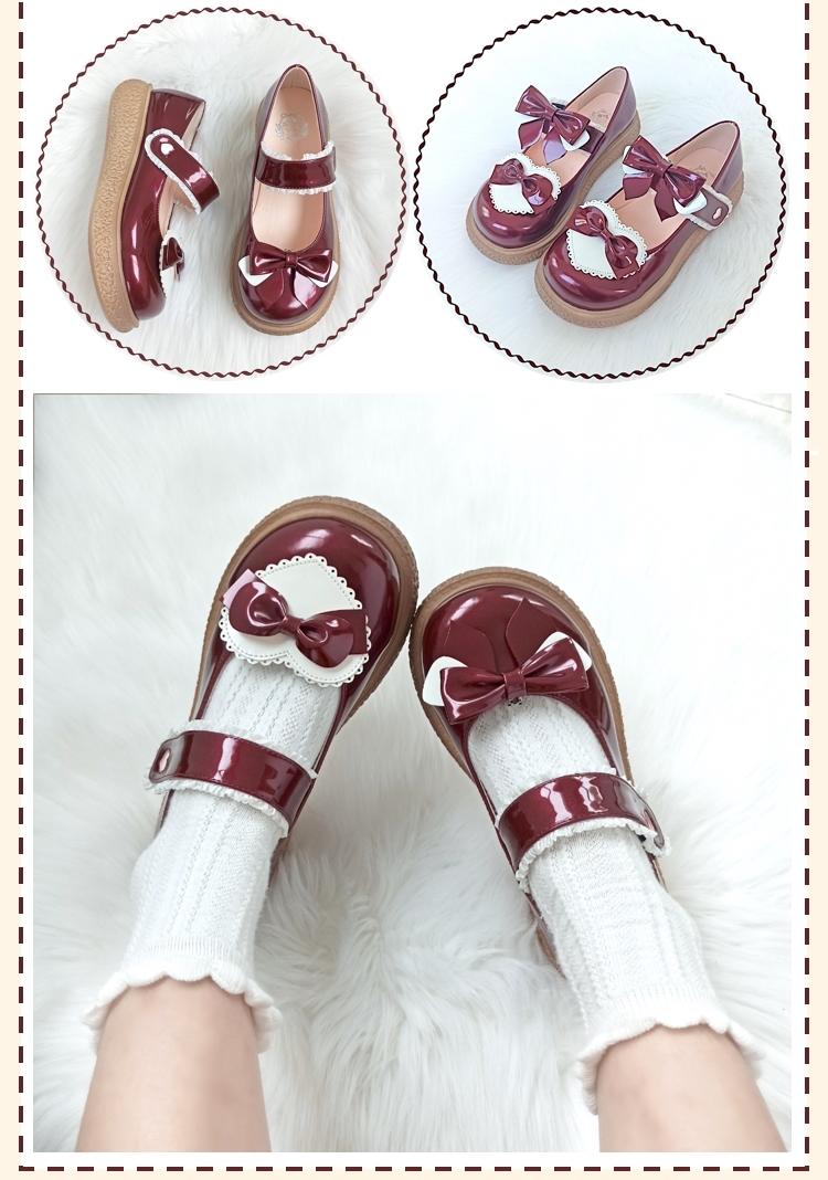 Cute Milkmaid Round Toe Multicolor Lolita Shoes - image 10