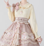 Puff Sleeve Knit Lolita Undershirt - image 4