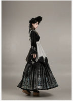 Raven's Night Song Oriental Gothic Lolita Dress Set - image 42