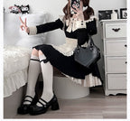 Kiss Kiss - Vintage Maid Lolita OP Dress and Apron - image 11