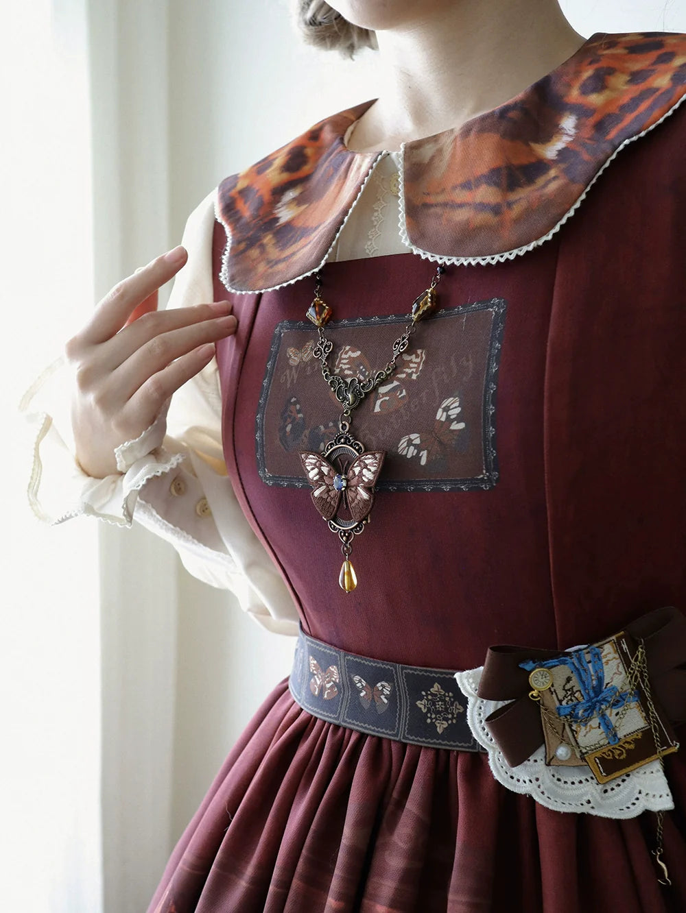 German Bookshelf - Classic Lolita Printed JSK Dress - image 36