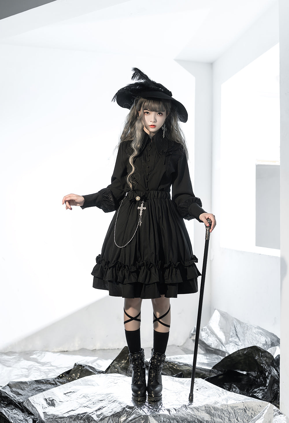 Retro Gothic Lolita Waist Chain - image 5