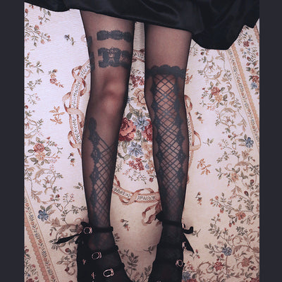 20D Velvet Lolita Tights Collection - image 14