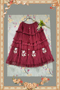 Melaleuca Lily - Embroidery Country Lolita Blouse and Skirt and Accessories - image 24