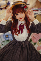 Rose Silhouette - Vintage Classic Lolita OP - image 13