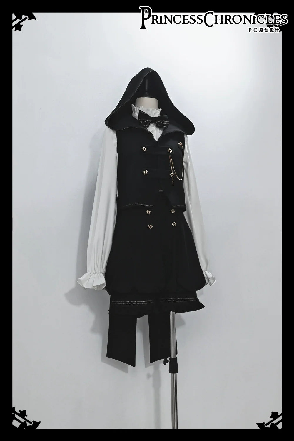 Desperate Bunny - Ouji Lolita Vest Shorts Set - image 35