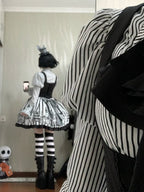 Strange Christmas - Striped Gothic Lolita JSK, Bust Supporting Dress - image 7