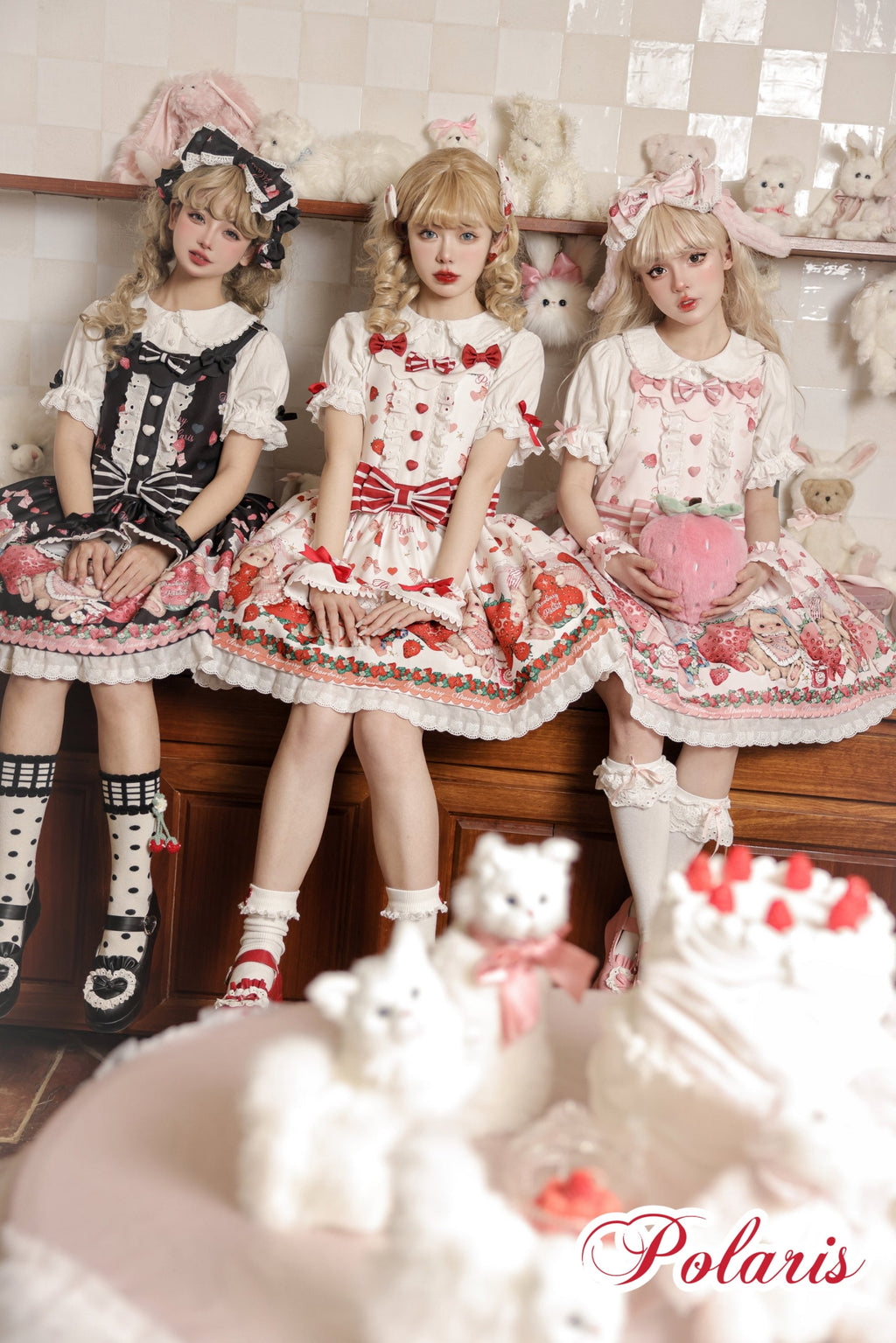 Rabbit Berry Gift Box - Sweet Lolita Salopette and Dress Set - image 8