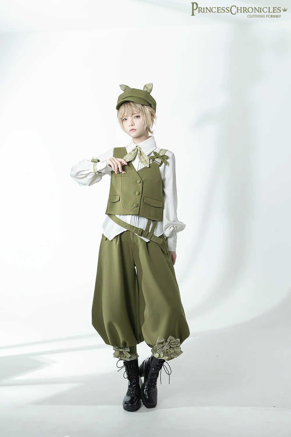 Vintage Kawaii Bow Lolita Beret - image 20