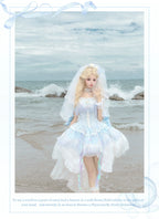 MermaidTears - Wedding Lolita JSK Dress, Ocean Theme - image 8