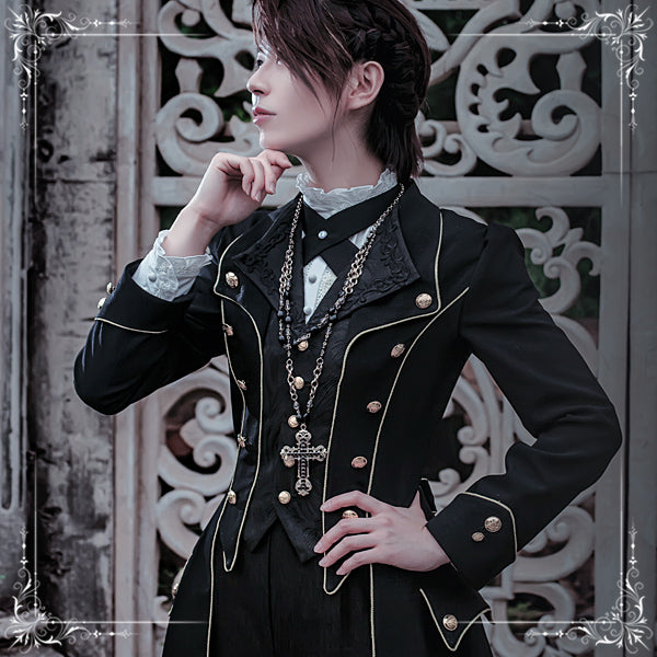 Forever Rose - Ouji Lolita Wind Coat - image 3