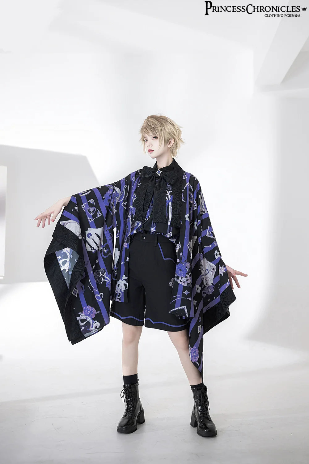 Summer Ouji Lolita Print Loose Shirt Outfit - image 18
