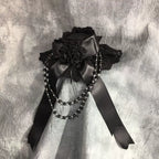 Gothic Lolita Top Hat Lolita Tea Party Halloween Hair Accessory - image 5
