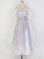 Han Lolita Dress Side Slit Purple JSK Dress - image 20