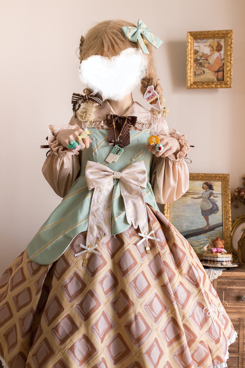 Rainbow Candy - Sweet Lolita Ring Hairclip - image 9