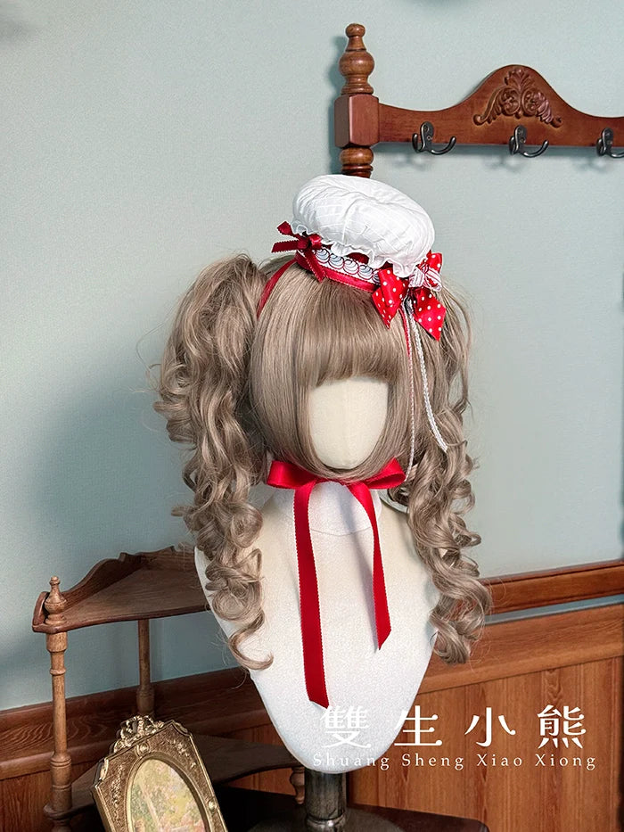 Bite The Cake - Sweet Lolita Accessories, Red & White Polka Dots - image 32