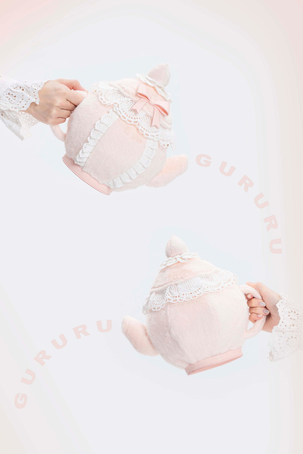 Plush Teapot Sweet Lolita Crossbody Bag - image 2