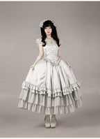 Humanoid Robot - Silver Gothic Lolita Mermaid Skirt Set - image 53