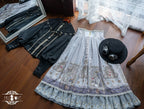 Demon Hunting Notes - Fishbone Gothic Lolita Skirt - image 42