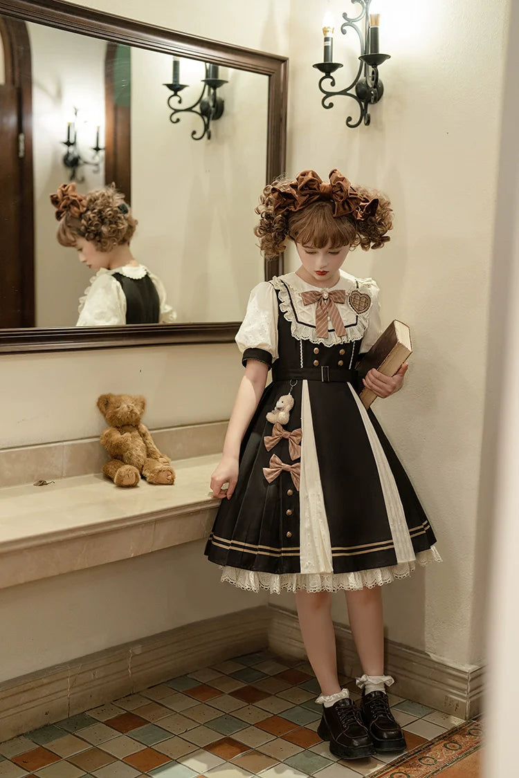 Chocolate Workshop - Classic Lolita Short and Long OP Dress - image 19