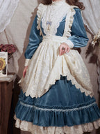 Vintage Elegant Velvet OP Dress - image 25
