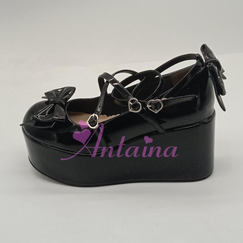 Lolita Bow Platform Shoes Multiple Colors - image 15