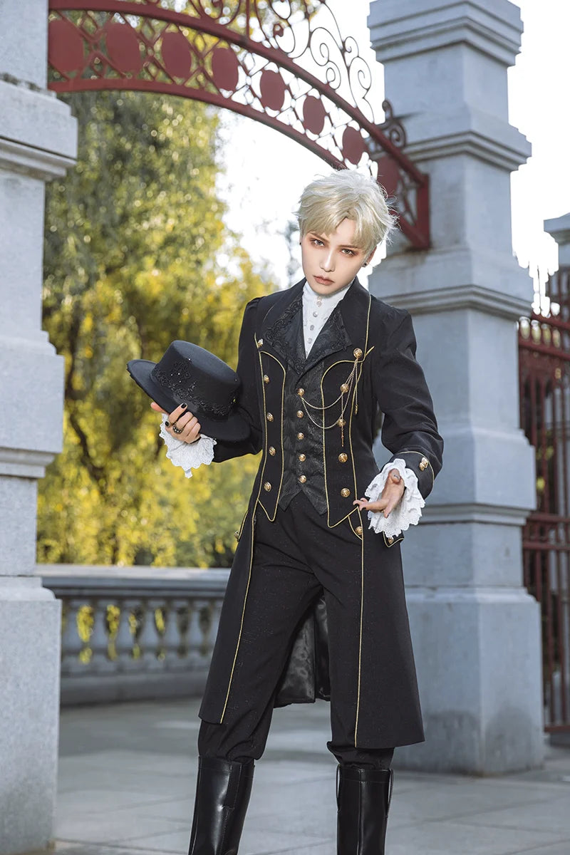 Forever Rose - Ouji Lolita Wind Coat - image 9
