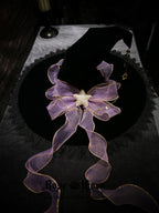 Twinkle Veil Lolita Halloween Witch Hat - image 29