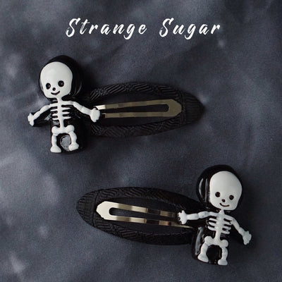 Strange Sugar Gothic Skull Bat Hairclip Collection - image 10