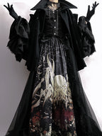 Reborn Ancient God Gothic Lolita Shirt and Skirt Set - image 10