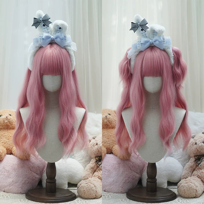 Sweet Lolita Long Wig with Detachable Ponytail - image 2