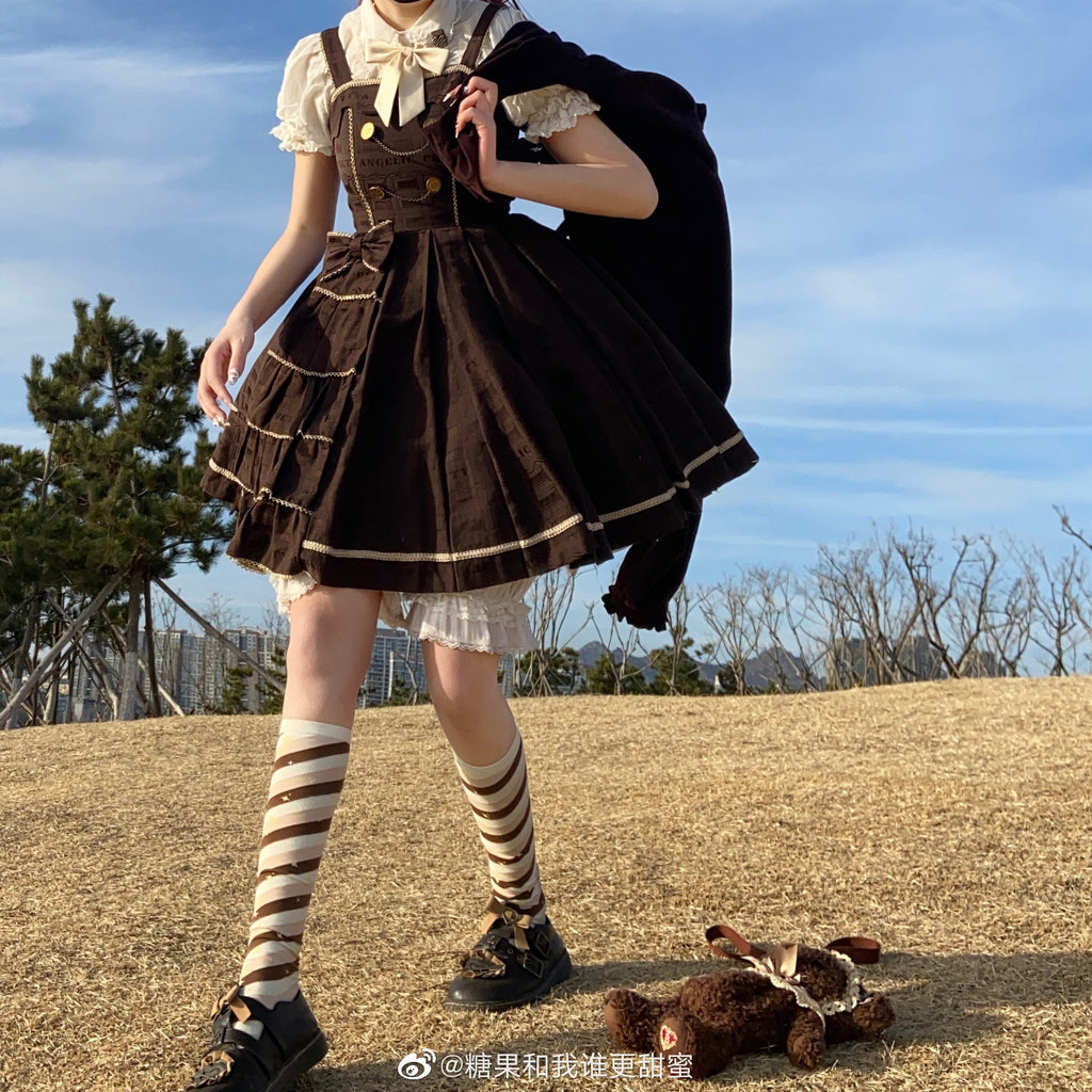 Macaron Lolita Cute Stripe Socks - image 8