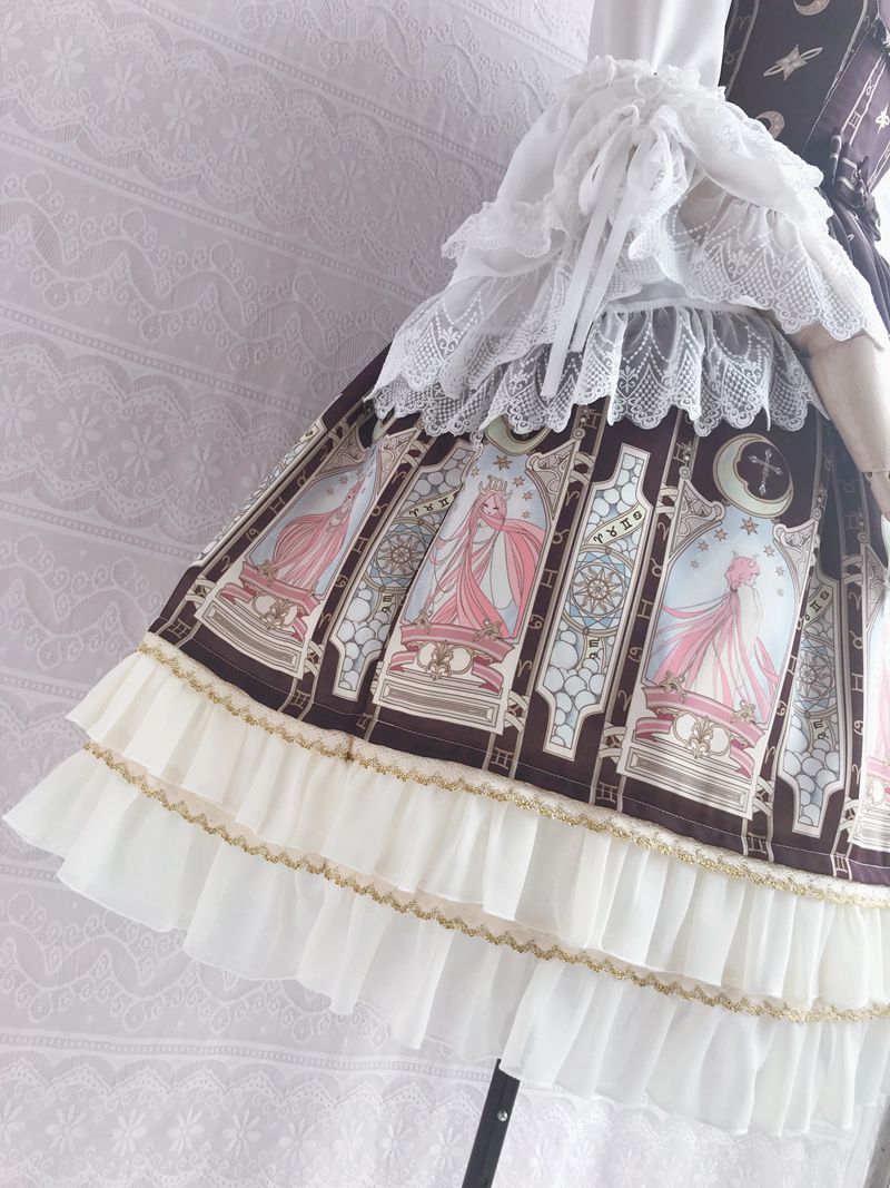 Constellation Printing Chiffon Lolita JSK Dress - image 3