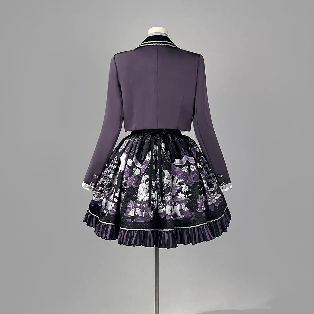 Magic Troupe - Gothic Lolita Outfit, Bunny Printed Skirt - image 10