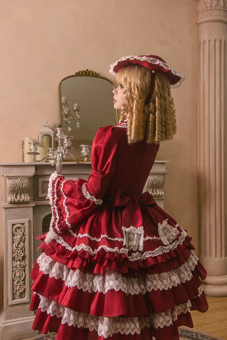 Eternal France Doll - Classic Lolita Doll-like OP Dress and Accessories - image 13