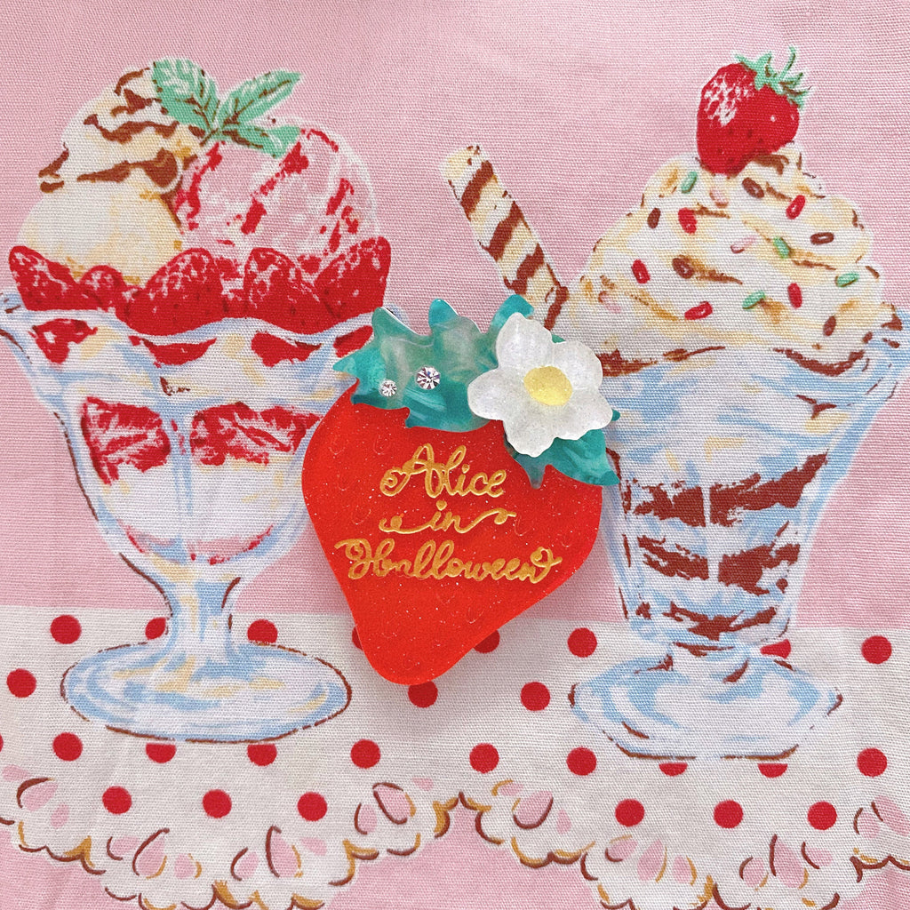 Sweet Lolita Strawberry Necklaces, Rings, Hair Clips and Brooches - image 30