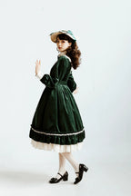 Vintage Elegant Velvet OP Dress - image 49