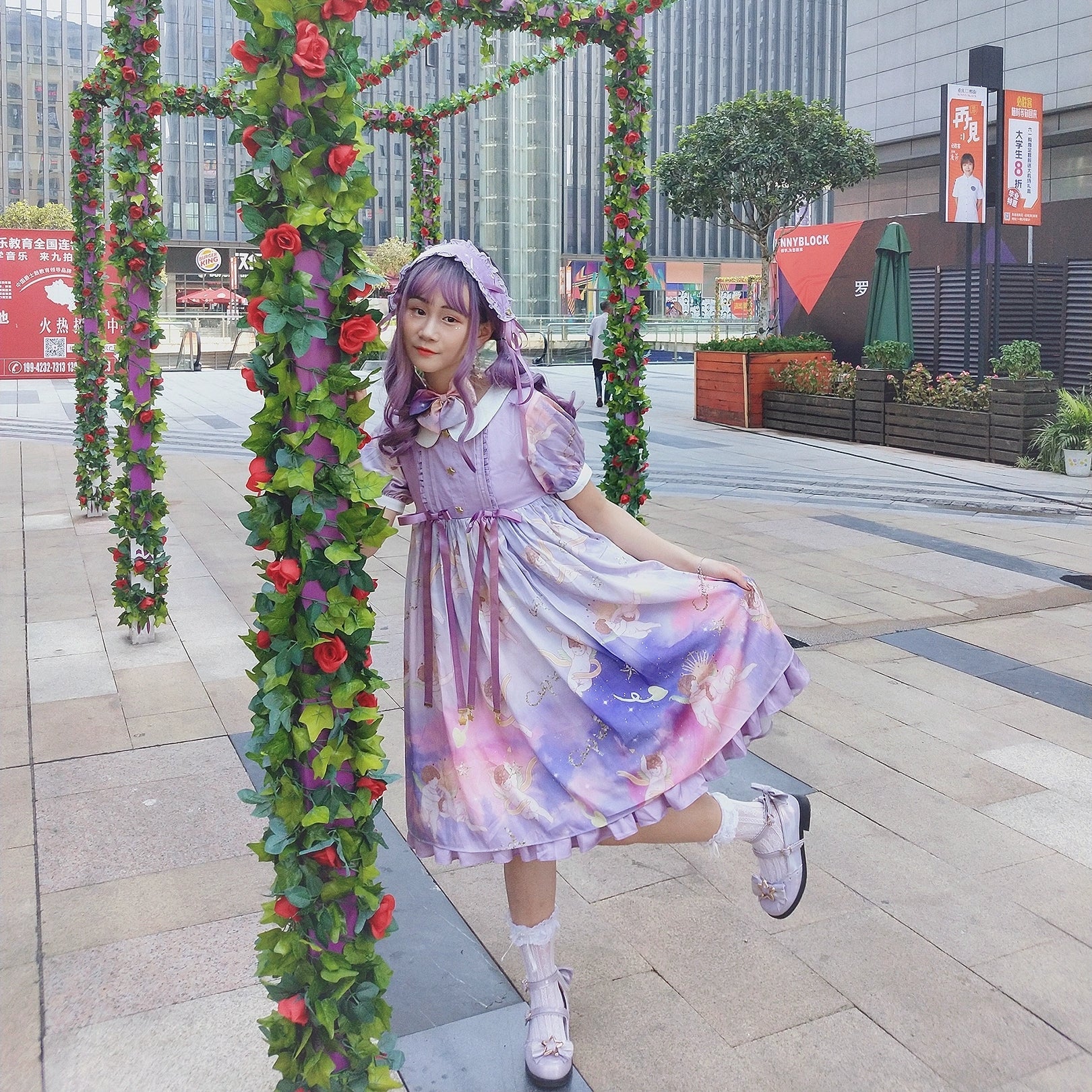 Dreamy Starry - Sweet Lolita Shoes Low Heel Bow Shoes - image 4