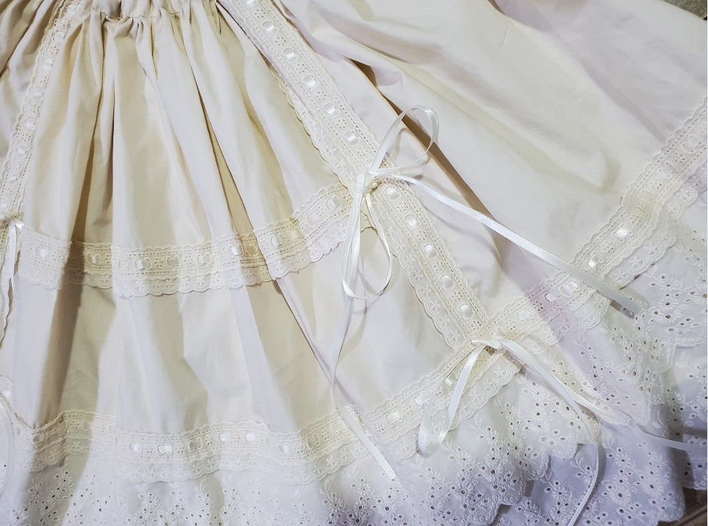Cotton Embroidery Lolita Petticoat Underskirt - image 3