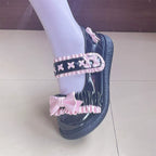 Cute Bow Candy-Colored Lolita Flat Shoes - image 8