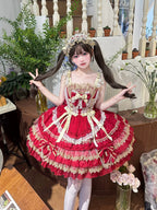 Gilded Memories Princess Lolita Tiered JSK Dress - image 8