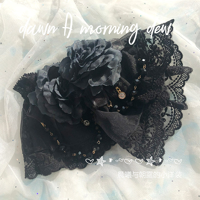 Flower Wedding Lolita Accessories Headdress Set - image 28