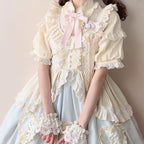 Dreamy Macaron - Sweet Lolita JSK Dress Solid Color Shirt - image 6