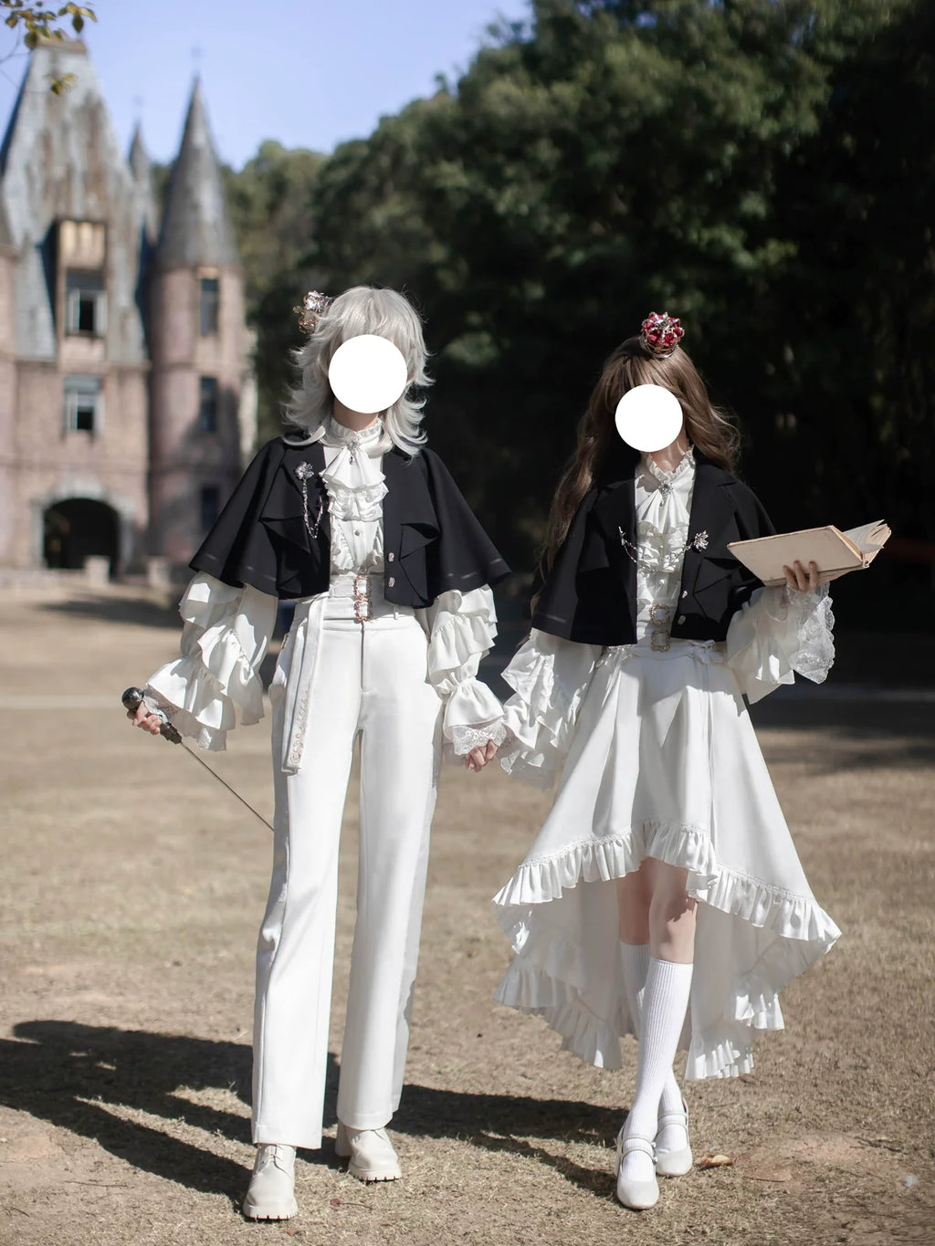 Night & Day Sonata Ouji Lolita Shirt and Pants Set - image 2