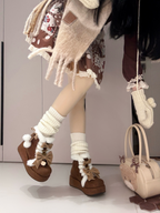 Warm - Winter Sweet Lolita Snow Boots Thick Sole Fleece Shoes - image 20