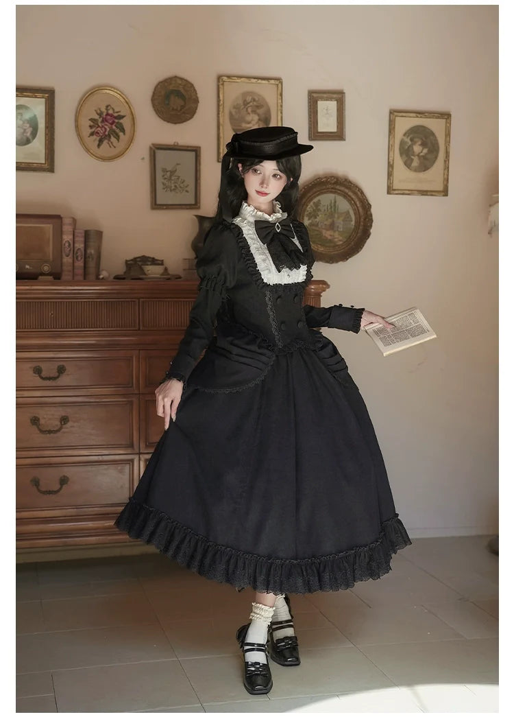 Fog City Time Difference - Classic Lolita SK & Blouse Suit - image 15